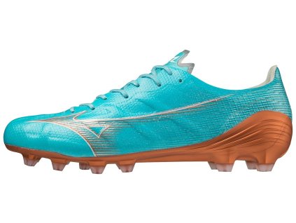Pánská fotbalová obuv Mizuno MizunoAlphaElite/BlueC/SnowWht/RedBSatin (Velikost 38.0/5.0)
