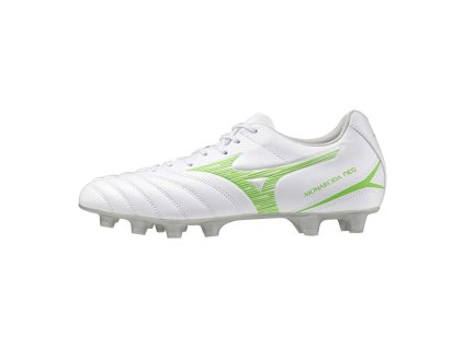 Pánská fotbalová obuv Mizuno MONARCIDA NEO III SELECT(U) / White/Neon Green (Velikost 39.0/6.0)