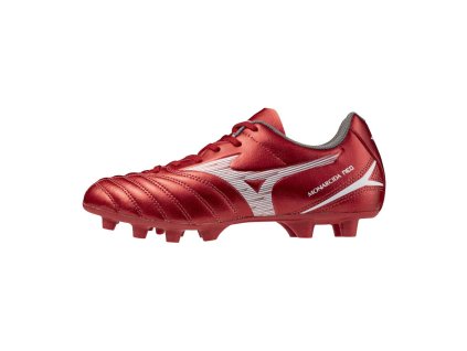 Chlapecká fotbalová obuv Mizuno MONARCIDA NEO III SELECT Jr(C) / MORELIA 40th Red/White (Velikost 32.5/1.0)