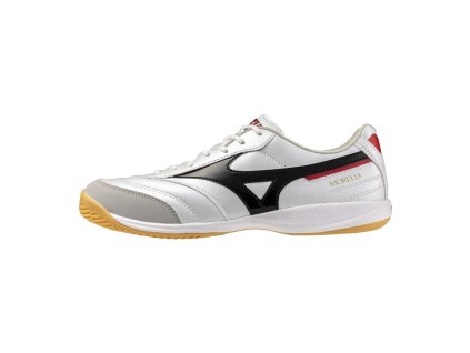 Pánská futsalová obuv Mizuno MORELIA SALA PRO IN(U) / White/Black/Chinese Red (Velikost 39.0/6.0)
