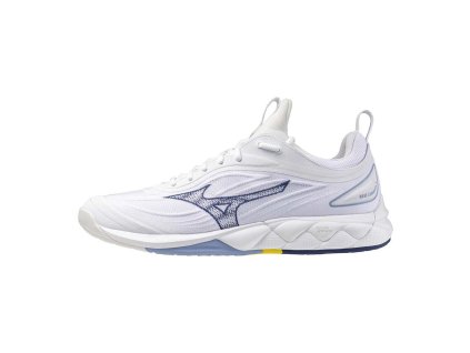 Unisex halová obuv Mizuno WAVE LUMINOUS 3(U) / White/BellwetherBlue/BelAirBlu (Velikost 38.0/5.0)