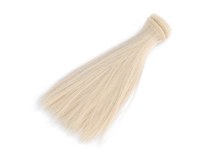 Paruka / vlasy pro panenky 15 cm (Balení 1 ks, Varianta 1 blond)
