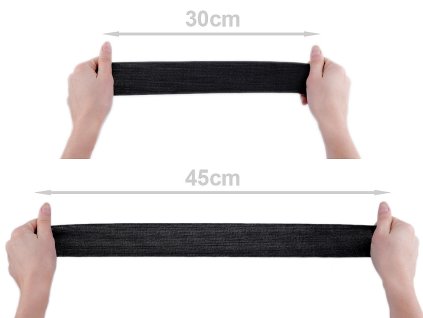 Pruženka tkaná šíře 50 mm (Balení 25 m, Varianta 1 bílá)