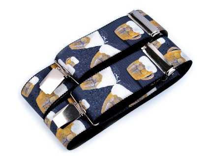 Šle pivní šíře 4 cm délka 120 cm (Balení 1 ks, Varianta 13 (612) černá zelená)