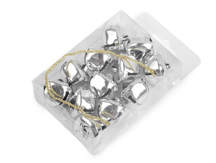 Rolničky Ø25 mm v krabičce (Balení 1 krab., Varianta 1 stříbrná lesk)