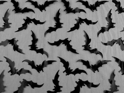 Úplet šifonový netopýr (Balení 1 m, Varianta 1 oranžová)