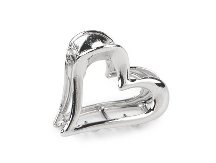 Kovový skřipec do vlasů (Balení 1 ks, Varianta 2 stříbrná trojúhelník)