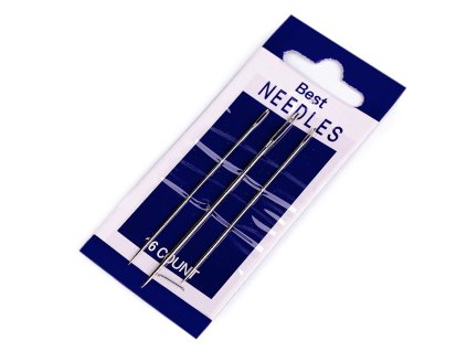 Jehly šicí ostré (Balení 40 karta, Varianta nikl)