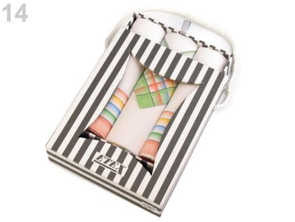 Dámský kapesník / dárková kazeta (Balení 1 krab., Varianta 2 mix náhodných variant tmavý)