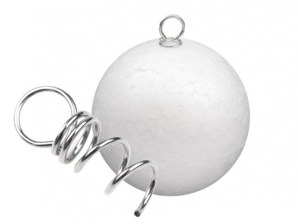 Očko na polystyrenové ozdoby 1x3 cm (Balení 10 ks, Varianta 1 platina)