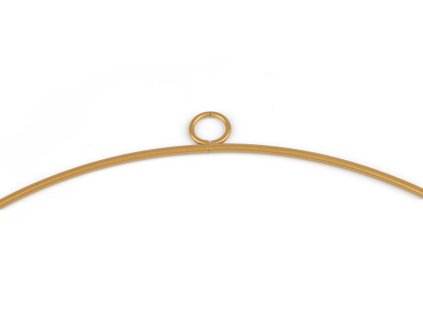 Kovový kruh Ø30 cm lakovaný (Balení 1 ks, Varianta 1 zlatá mat)