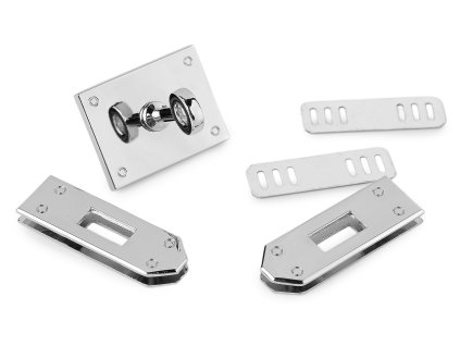 Sada zapínání na tašku (Balení 1 sada, Varianta 1 nikl)