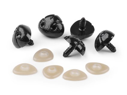 Čumák s pojistkou 23x29 mm (Balení 5 sada, Varianta černá)