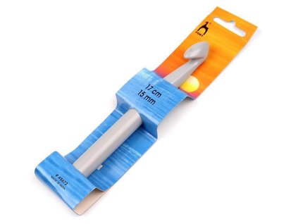 Háček na háčkování vel. 15 Pony (Balení 1 ks, Varianta stříbrná)