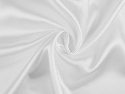 Satén dekorační (Balení 1 m, Varianta 1 bílá)