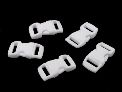 Spona trojzubec prohnutá mini šíře 10 mm (Balení 10 pár, Varianta 2 pink)