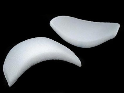 Vycpávky tloušťka 14 mm obšívané (Balení 100 pár, Varianta 1 bílá)