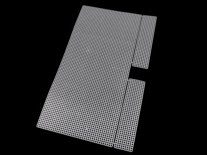 Plastová kanava / mřížka na kabelku (Balení 1 ks, Varianta bílá)