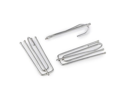 Kovový háček na záclonovky (Balení 15 ks, Varianta nikl)