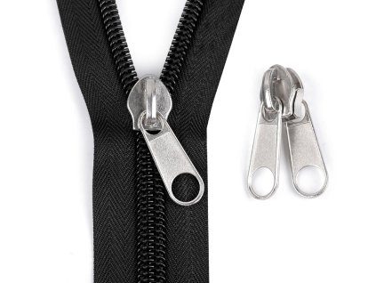 Jezdec ke spirálovým zipům oboustranný No 10 (Balení 10 ks, Varianta 2 bílá)