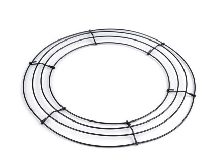 Drátěný základ na věnec Ø30 cm (Balení 1 ks, Varianta černá)