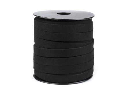 Řemínek imitace kůže šíře 10 mm (Balení 24 m, Varianta černá)