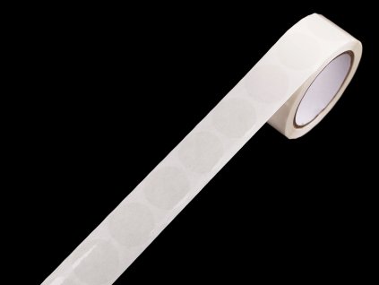 Samolepicí kolečka transparentní na roli Ø2; 2,5; 3 cm (Balení 1 ks, Varianta 1 (Ø2 cm) transparent)