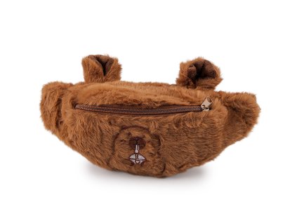 Kožešinová ledvinka kapybara 29x15 cm (Balení 1 ks, Varianta 1 hnědá bílá)