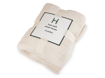 Deka buklé 150x200 cm (Balení 1 ks, Varianta 1 béžovobílá)