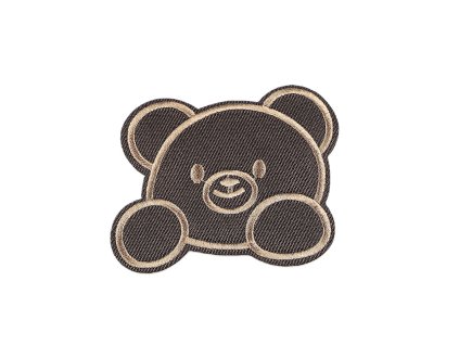 Nažehlovačka medvídek (Balení 10 ks, Varianta 4 šedohnědá)