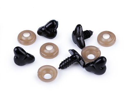 Čumák s pojistkou 11x17 mm (Balení 50 sada, Varianta černá)