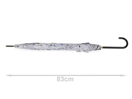 Dámský vystřelovací deštník květy (Balení 1 ks, Varianta 1 šedá nejsvětlější)