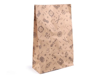 Papírový sáček Stoklasa 20x32 cm (Balení 50 ks, Varianta hnědá přírodní)