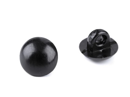 Knoflík / oči velikost 12" (Balení 50 ks, Varianta 2 černá)