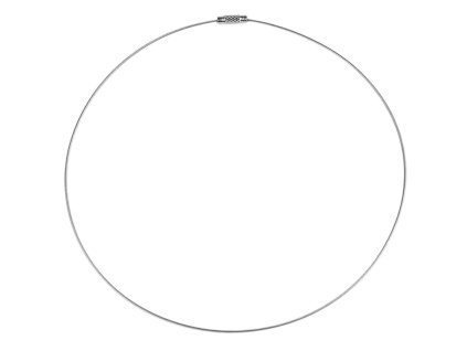 Lanko se zapínáním k výrobě náhrdelníku (Balení 1 ks, Varianta platina)