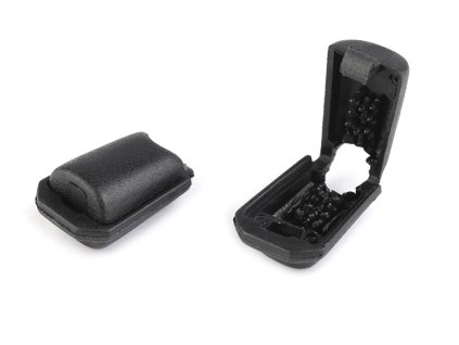 Plastová koncovka 11x16 mm zamačkávací (Balení 20 ks, Varianta 1 černá)