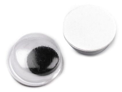 Samolepicí oči Ø15 mm (Balení 2000 ks, Varianta viz foto)