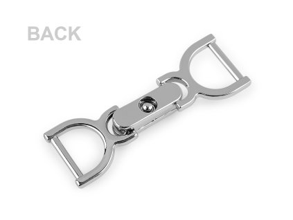 Ozdobné zapínání, průvlek 18 mm (Balení 1 pár, Varianta nikl)