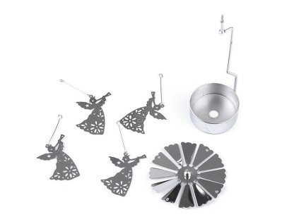 Otočný vánoční svícen / kolotoč (Balení 1 ks)