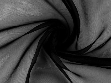 Organza dekorační s leskem (Balení 1 m, Varianta 1 bílá)