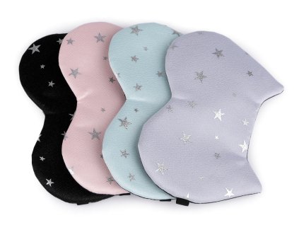 Maska na spaní plyšová (Balení 1 ks, Varianta 5 bílá)