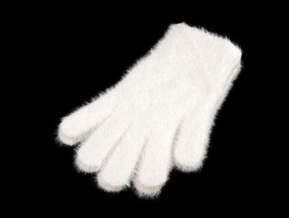 Dámské / dívčí pletené rukavice (Balení 1 pár, Varianta 1 krémová nejsvět.)