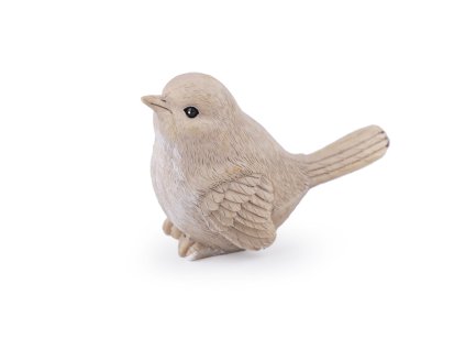 Dekorace ptáček s glitry (Balení 1 ks, Varianta 5 bílá glitry)