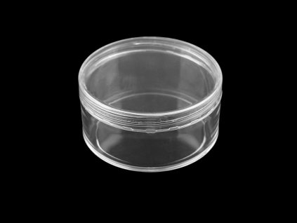 Plastová dóza 6,8x3,4 cm šroubovací (Balení 6 ks, Varianta transparent)