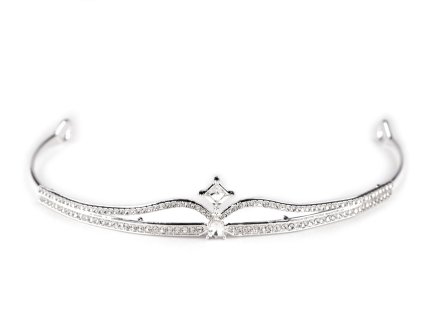 Štrasová čelenka / korunka do vlasů (Balení 1 ks, Varianta 1 crystal čelenka)