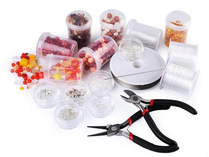 Set ke korálkování pro začátečníky (Balení 1 sada, Varianta 8 multikolor)