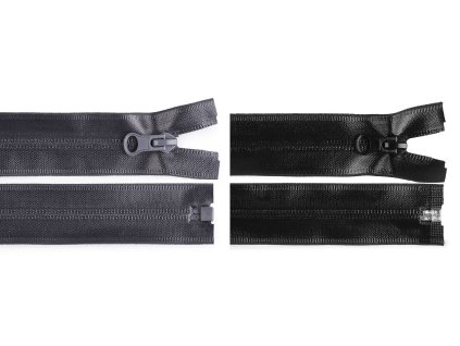 Voděodolný zip No 7 délka 70 cm spirálový (Balení 1 ks, Varianta 332 černá)