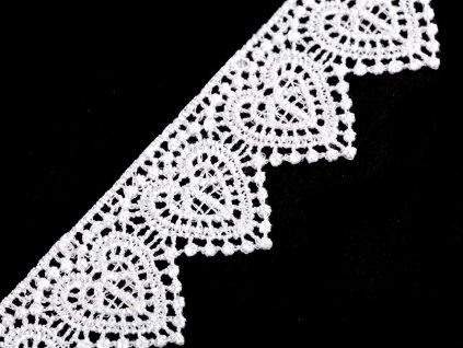 Vzdušná krajka šíře 35 mm (Balení 13.5 m, Varianta 1 bílá)