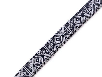 Lemovací stuha šíře 25 mm (Balení 18 m, Varianta černo-modrá)