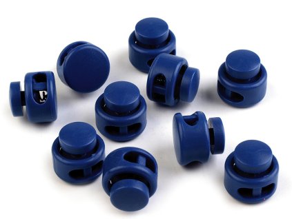 Brzdičky s dvěmi dírkami 13x15 mm kulaté (Balení 20 ks, Varianta 6 červená)